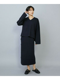 【MOGA】コームドコットンチュニックニット 詳細画像 ネイビー 11