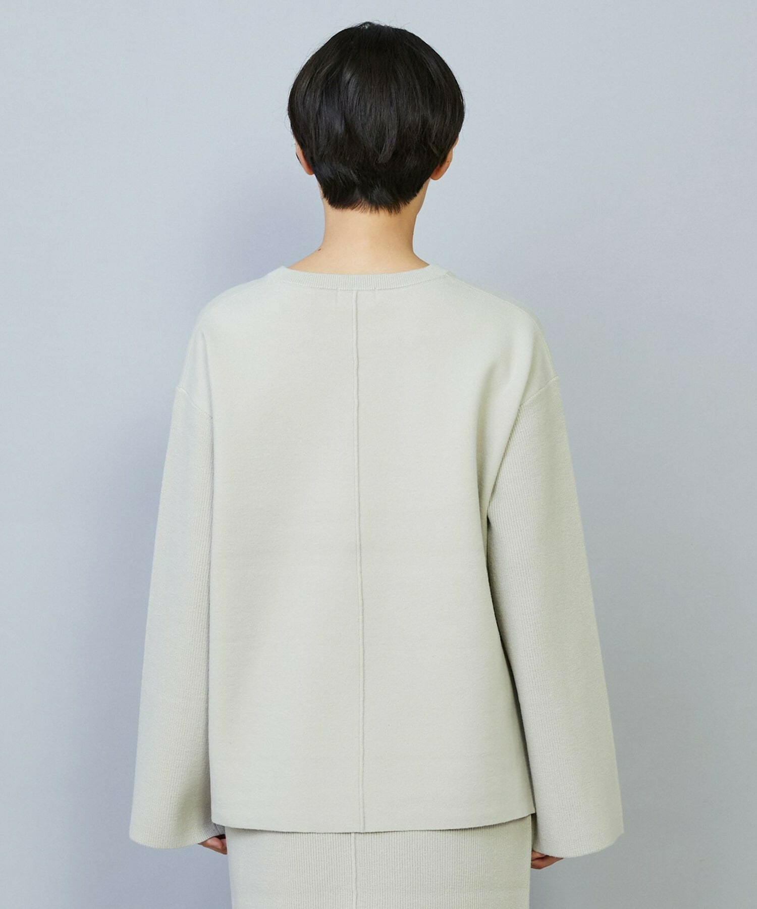 【MOGA】コームドコットンチュニックニット 詳細画像 ネイビー 22