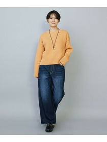 【MOGA】ヴィッテルスリムクルーネックショートニット 詳細画像 オレンジ 12