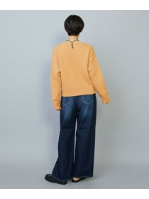 【MOGA】ヴィッテルスリムクルーネックショートニット 詳細画像 オレンジ 17