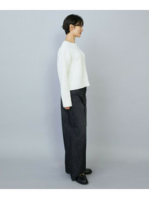 【MOGA】ヴィッテルスリムクルーネックショートニット 詳細画像 オレンジ 9