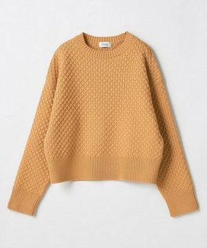 【MOGA】ヴィッテルスリムクルーネックショートニット 詳細画像 オレンジ 2