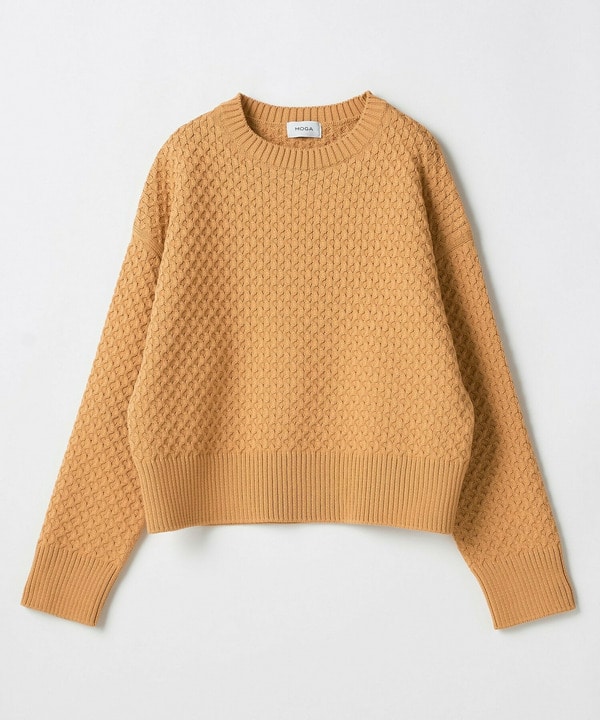 ヴィッテルスリムクルーネックショートニット 詳細画像 オレンジ 2