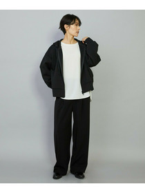 【MOGA】スムースダンボールフードジップパーカー 詳細画像 ライトグレー 10