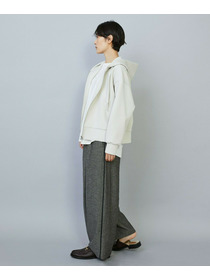 【MOGA】スムースダンボールフードジップパーカー 詳細画像 ライトグレー 15