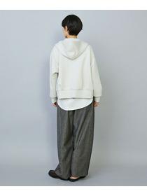 【MOGA】スムースダンボールフードジップパーカー 詳細画像 ライトグレー 16