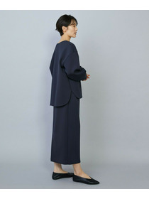 【MOGA】トリアセダブルニットIラインスカート 詳細画像 ネイビー 9