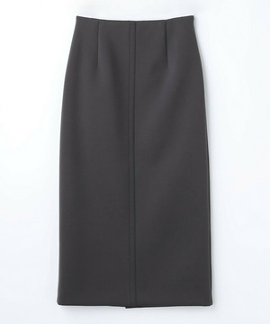 【MOGA】トリアセダブルニットIラインスカート 詳細画像 ダークグレー 2