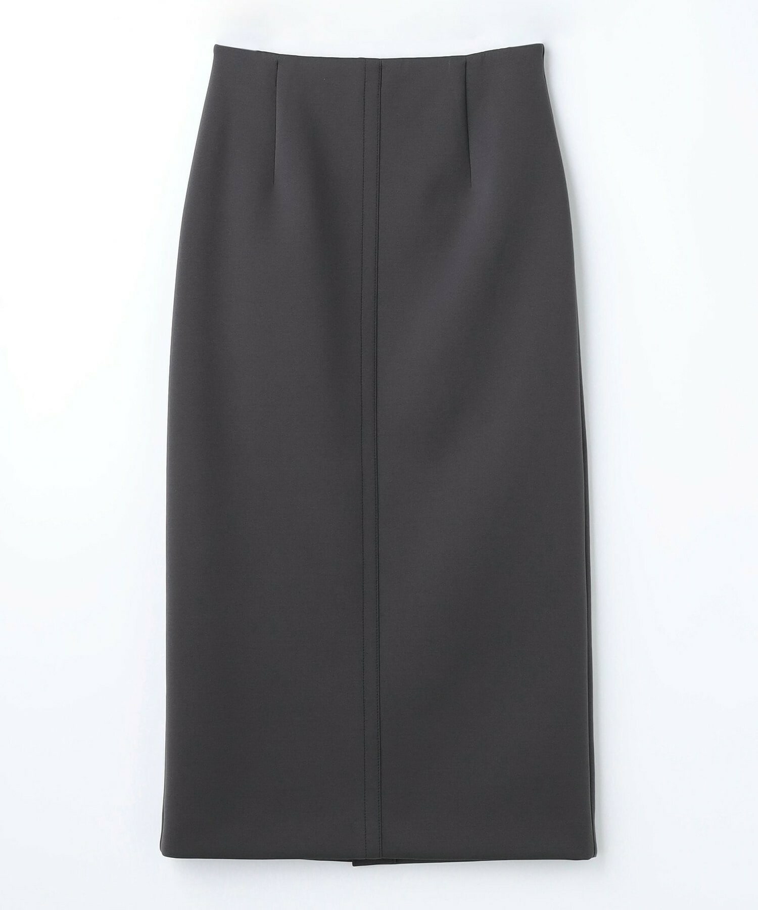 【MOGA】トリアセダブルニットIラインスカート 詳細画像 ダークグレー 2