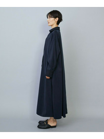 【MOGA】フィブリルサテンフレアワンピース 詳細画像 ネイビー 19