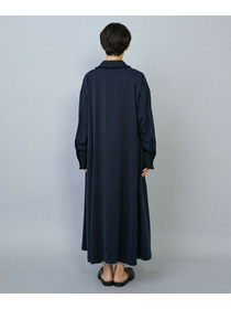 【MOGA】フィブリルサテンフレアワンピース 詳細画像 ネイビー 21