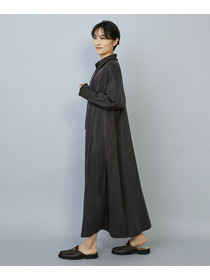 【MOGA】フィブリルサテンフレアワンピース 詳細画像 ネイビー 5