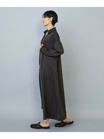 【MOGA】フィブリルサテンフレアワンピース 詳細画像 ネイビー 6