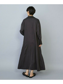 【MOGA】フィブリルサテンフレアワンピース 詳細画像 ネイビー 7