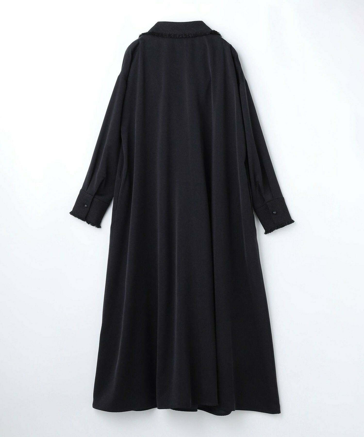 【MOGA】フィブリルサテンフレアワンピース 詳細画像 ネイビー 23