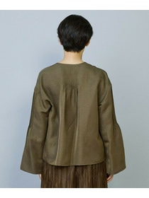 【MOGA】ソフトグログランピンタックブラウス 詳細画像 ブラック 21