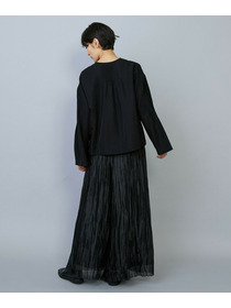 【MOGA】ソフトグログランピンタックブラウス 詳細画像 ブラック 6