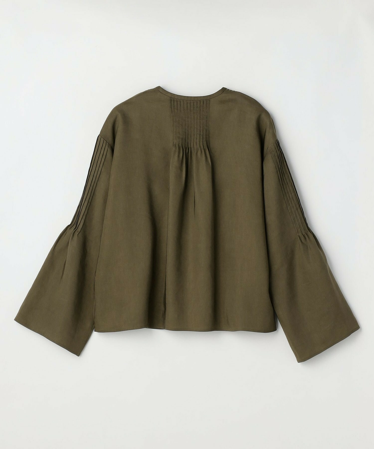 【MOGA】ソフトグログランピンタックブラウス 詳細画像 ブラック 23