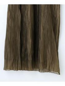 【MOGA】グローオーガンジーランダムプリーツパンツ 詳細画像 ブラック 26