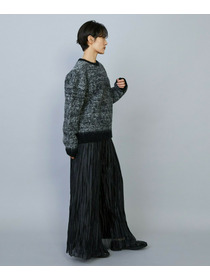 【MOGA】グローオーガンジーランダムプリーツパンツ 詳細画像 ブラック 8