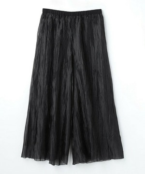 【MOGA】グローオーガンジーランダムプリーツパンツ 詳細画像 ブラック 2