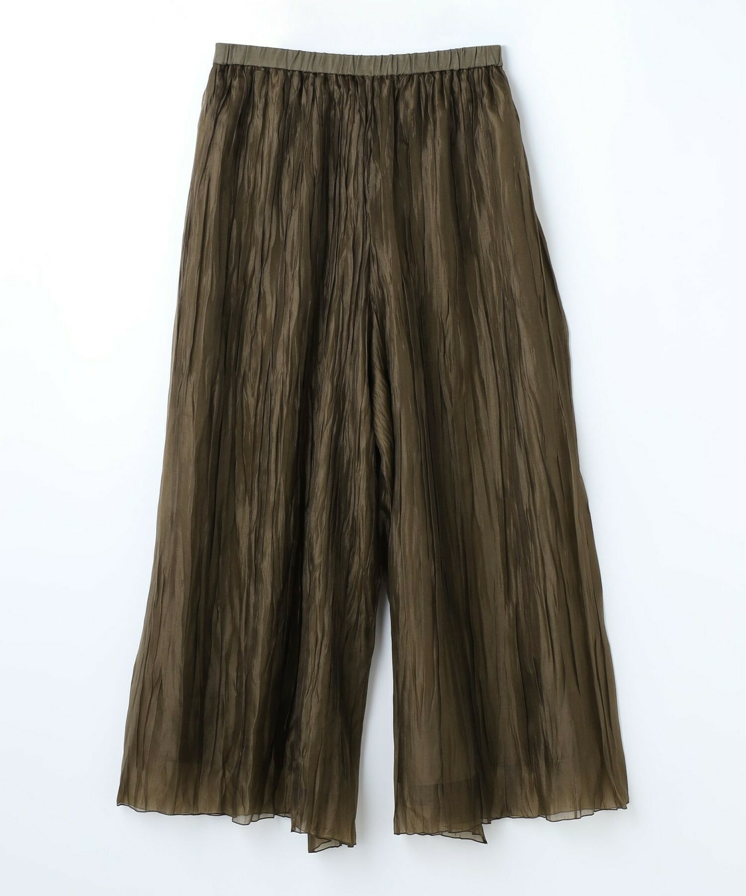 【MOGA】グローオーガンジーランダムプリーツパンツ 詳細画像 ブラック 24