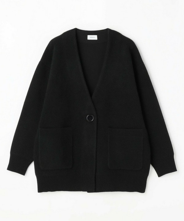 ラクーンダブルフェイスジャケットライクカーディガン 詳細画像 ブラック 2