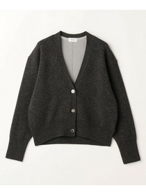 【MOGA】WOOLEN×AMOSSA Vネック配色カーディガン 詳細画像 ブルー系その他 23
