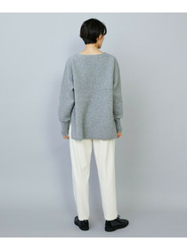 【MOGA】WOOLEN×AMOSSA ドルマンスリーブ配色ニット 詳細画像 ブラック系その他 15