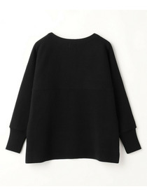 【MOGA】WOOLEN×AMOSSA ドルマンスリーブ配色ニット 詳細画像 ブラック系その他 24