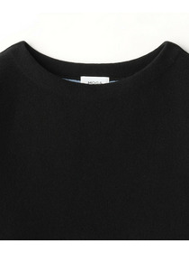 【MOGA】WOOLEN×AMOSSA ドルマンスリーブ配色ニット 詳細画像 ブラック系その他 25
