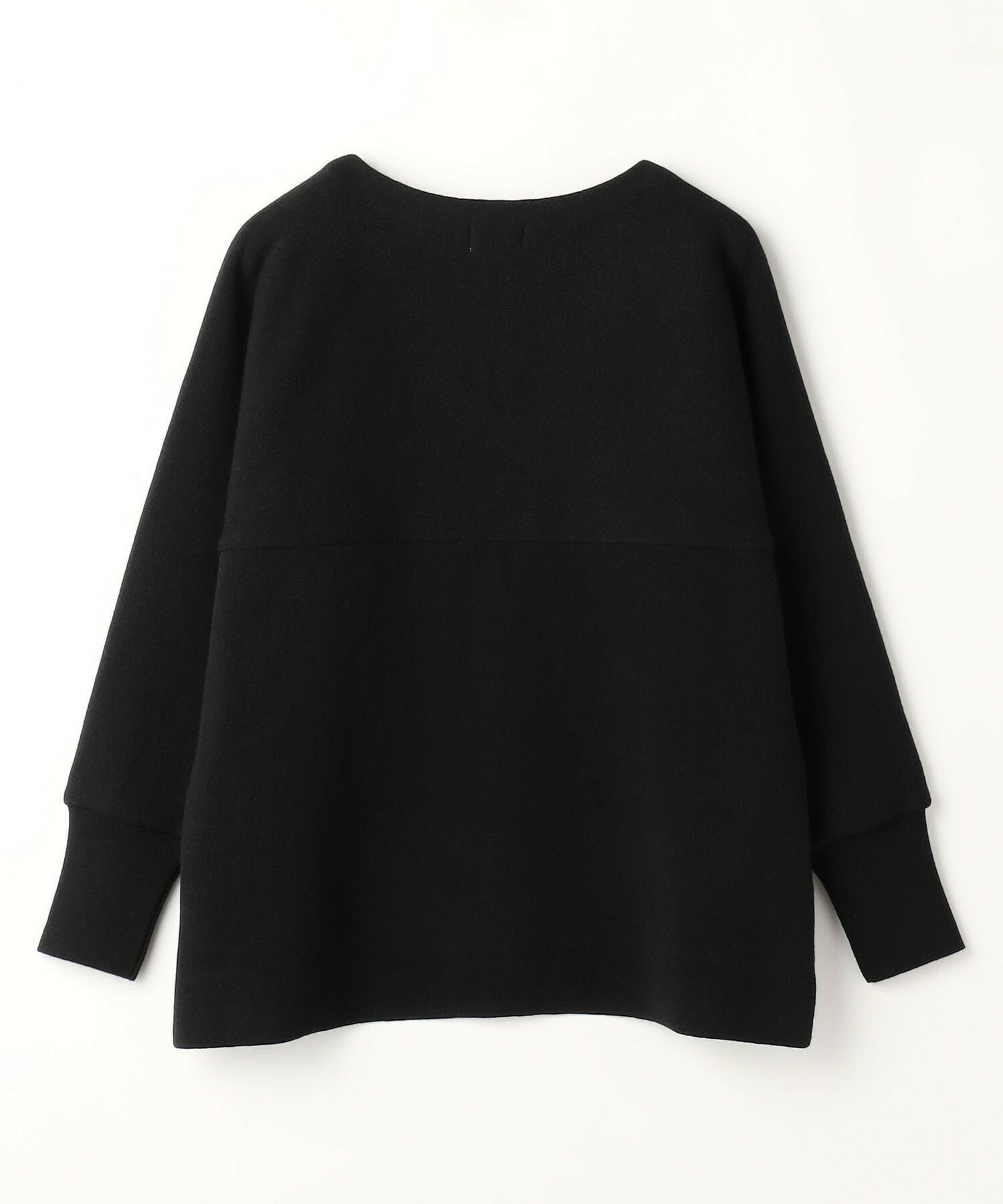 【MOGA】WOOLEN×AMOSSA ドルマンスリーブ配色ニット 詳細画像 ブラック系その他 24