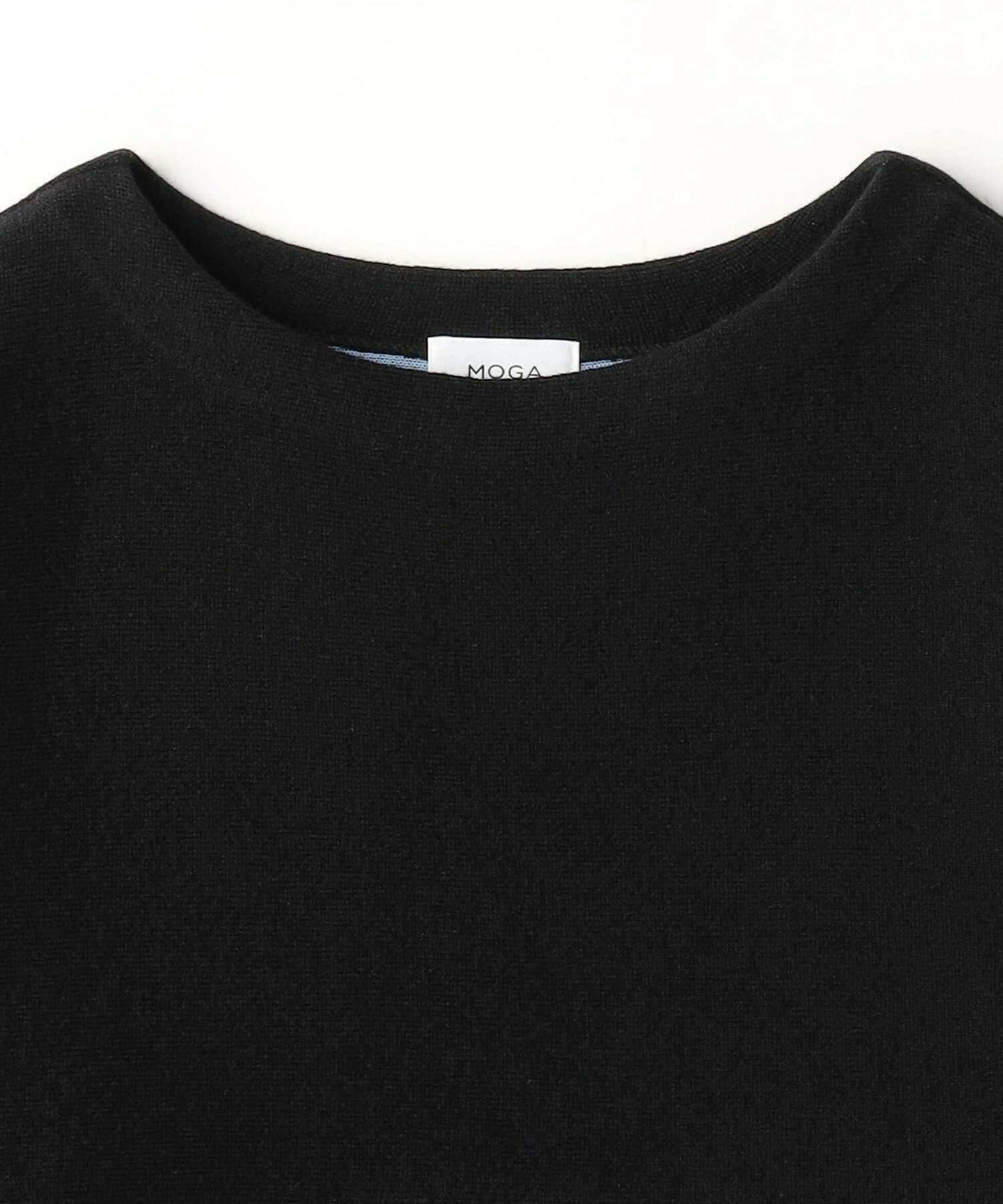 【MOGA】WOOLEN×AMOSSA ドルマンスリーブ配色ニット 詳細画像 ブラック系その他 25