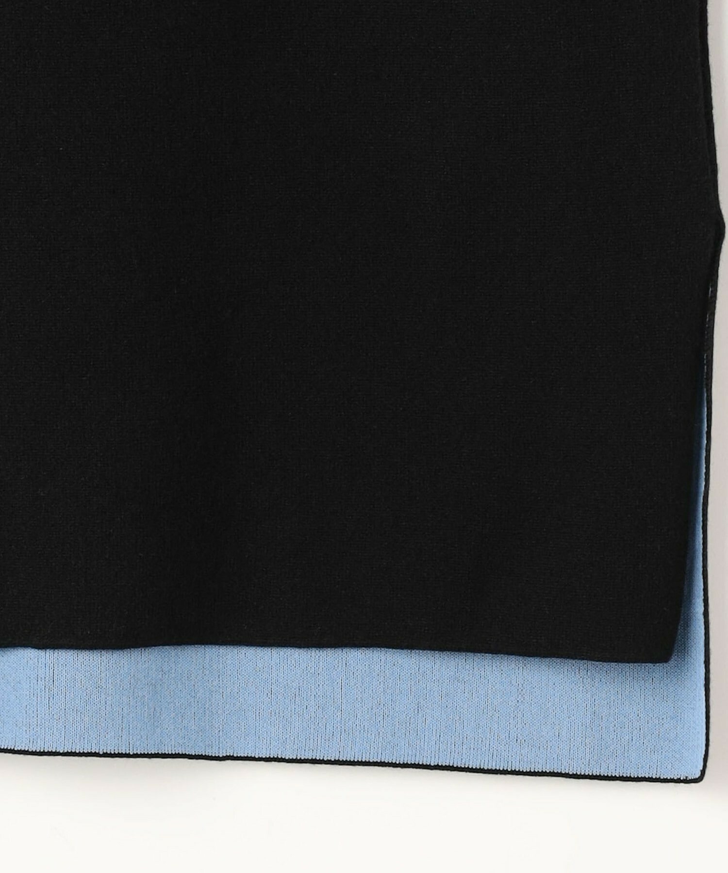 【MOGA】WOOLEN×AMOSSA ドルマンスリーブ配色ニット 詳細画像 ブラック系その他 27