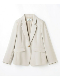 【wb】wb トリアセドライジョーゼットテーラードジャケット 詳細画像 ベージュ 23