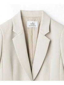 【wb】wb トリアセドライジョーゼットテーラードジャケット 詳細画像 ベージュ 25