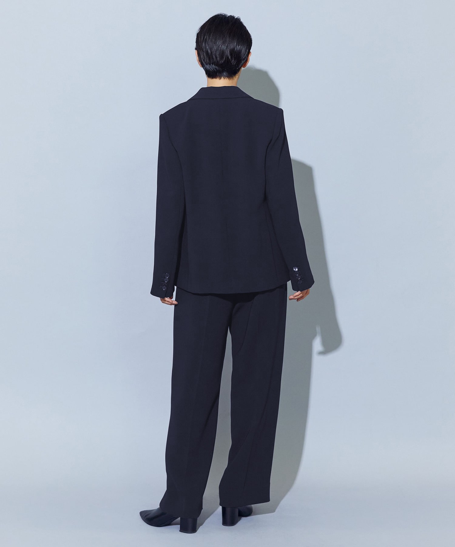 【wb】wb トリアセドライジョーゼットテーラードジャケット 詳細画像 ベージュ 12