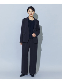 【wb】wb トリアセドライジョーゼットストレートセミワイドパンツ 詳細画像 ベージュ 17