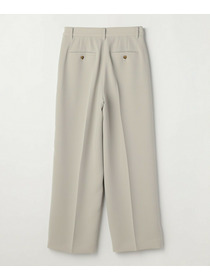 【wb】wb トリアセドライジョーゼットストレートセミワイドパンツ 詳細画像 ベージュ 24