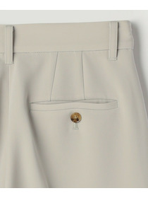 【wb】wb トリアセドライジョーゼットストレートセミワイドパンツ 詳細画像 ベージュ 27