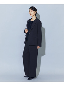 【wb】wb トリアセドライジョーゼットストレートセミワイドパンツ 詳細画像 ベージュ 5