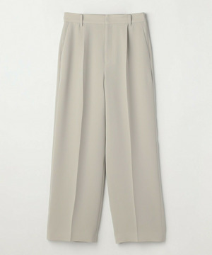 【wb】wb トリアセドライジョーゼットストレートセミワイドパンツ 詳細画像 ベージュ 1