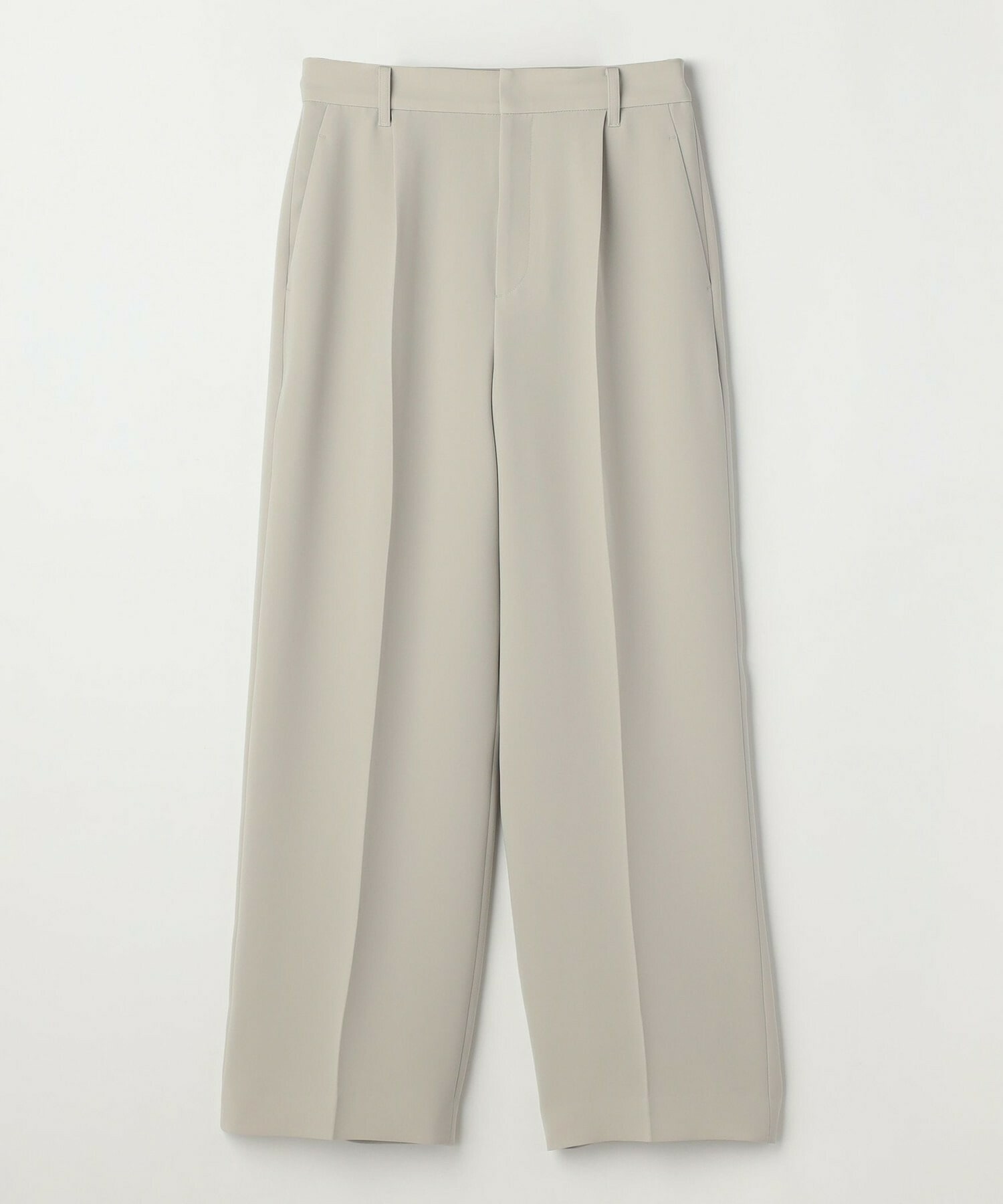 【wb】wb トリアセドライジョーゼットストレートセミワイドパンツ 詳細画像 ベージュ 23