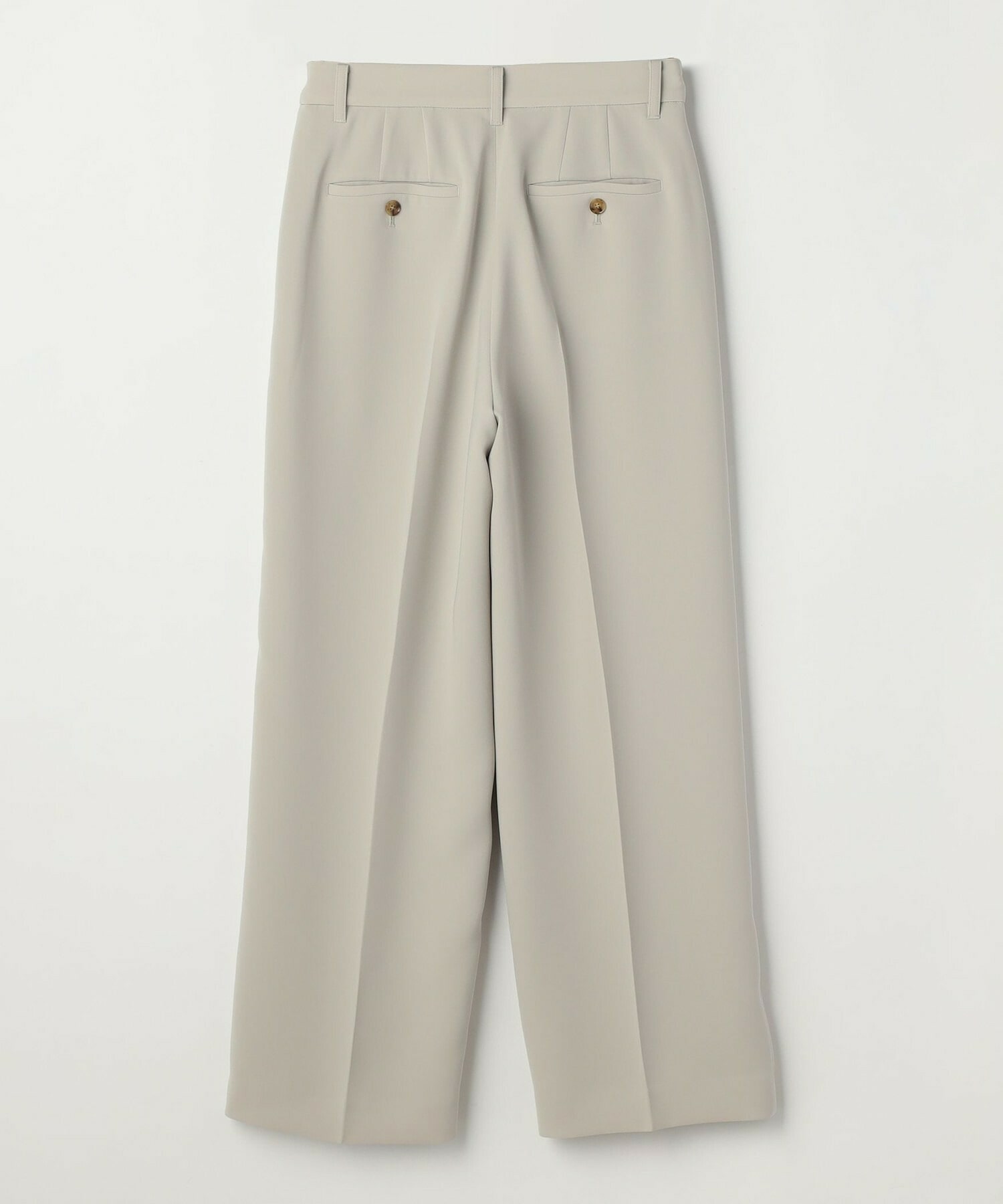 【wb】wb トリアセドライジョーゼットストレートセミワイドパンツ 詳細画像 ベージュ 24