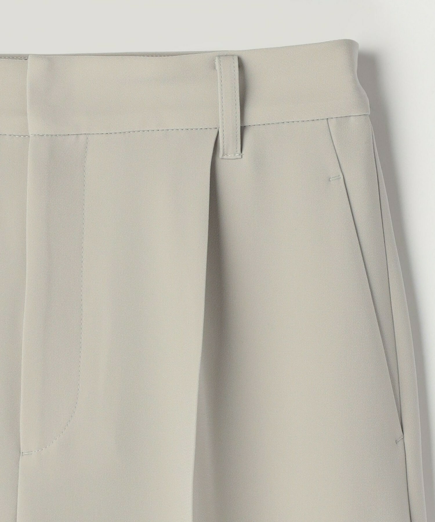 【wb】wb トリアセドライジョーゼットストレートセミワイドパンツ 詳細画像 ベージュ 26