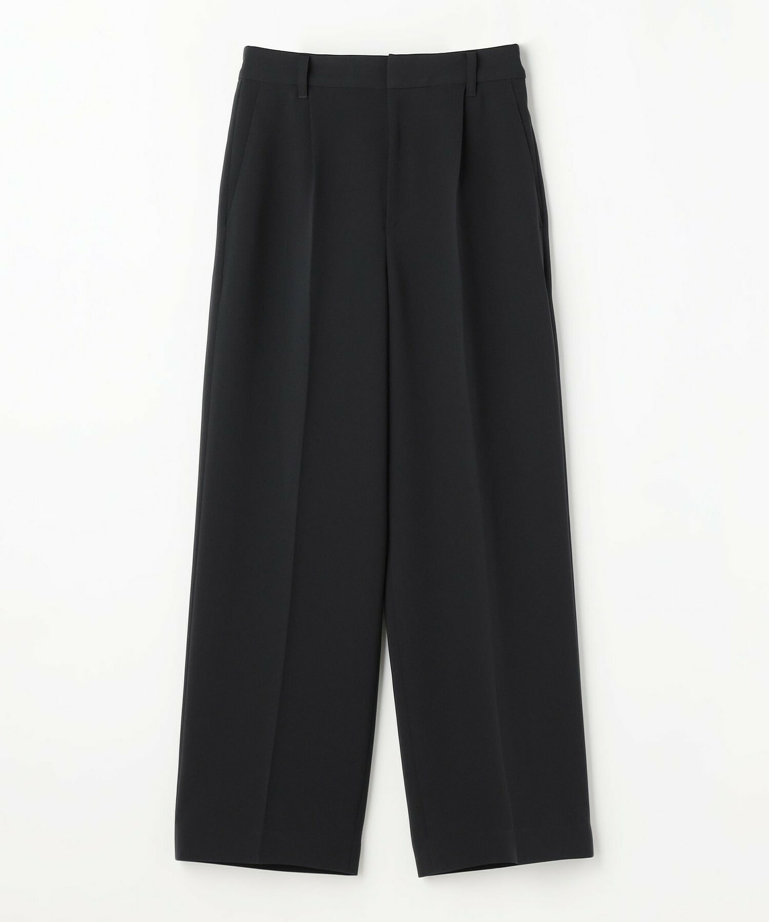 【wb】wb トリアセドライジョーゼットストレートセミワイドパンツ 詳細画像 ダークネイビー 2