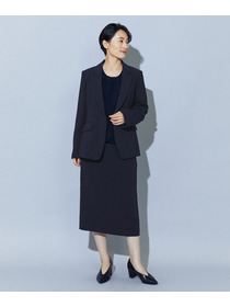 【wb】wb トリアセドライジョーゼットストレートタイトスカート 詳細画像 ベージュ 2