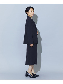 【wb】wb トリアセドライジョーゼットストレートタイトスカート 詳細画像 ベージュ 8