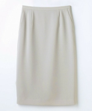 【wb】wb トリアセドライジョーゼットストレートタイトスカート 詳細画像 ベージュ 1