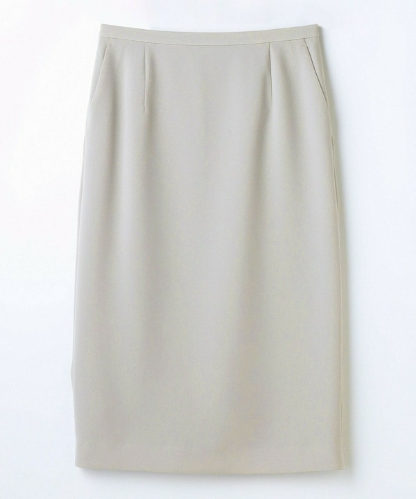 【wb】wb トリアセドライジョーゼットストレートタイトスカート